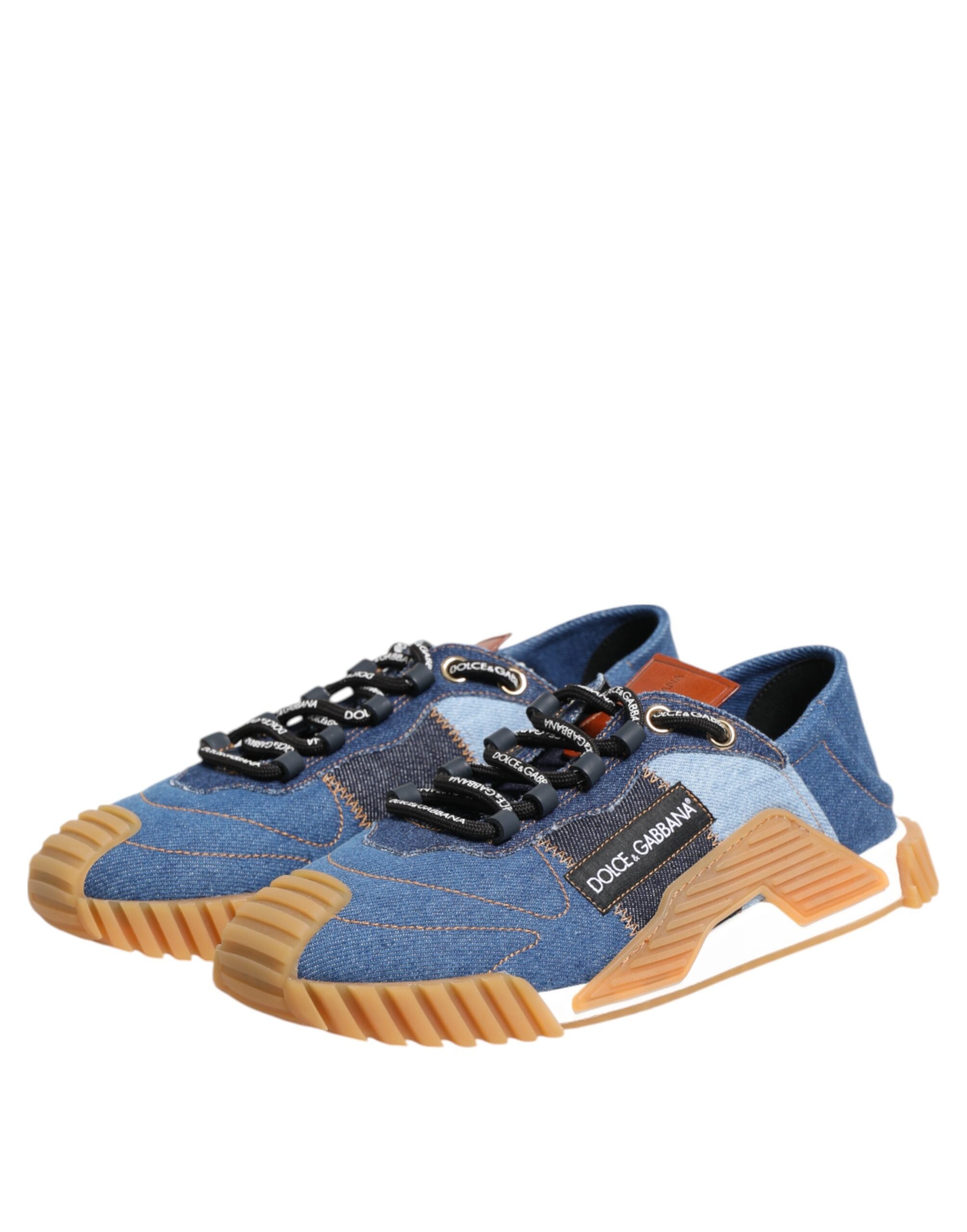 Blue Lace Up Low Top NS1 Sneakers Shoes - ventzia