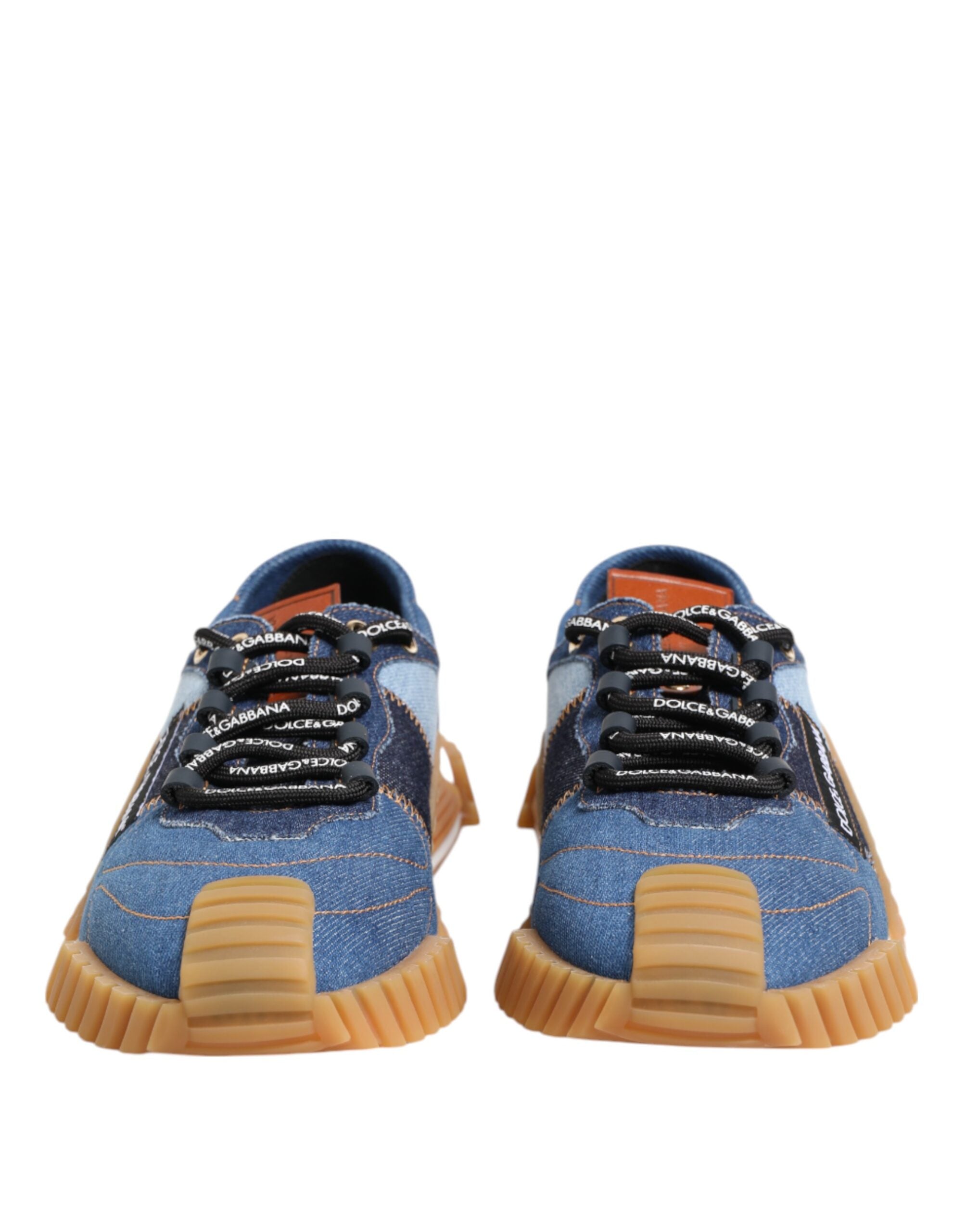 Blue Lace Up Low Top NS1 Sneakers Shoes - ventzia
