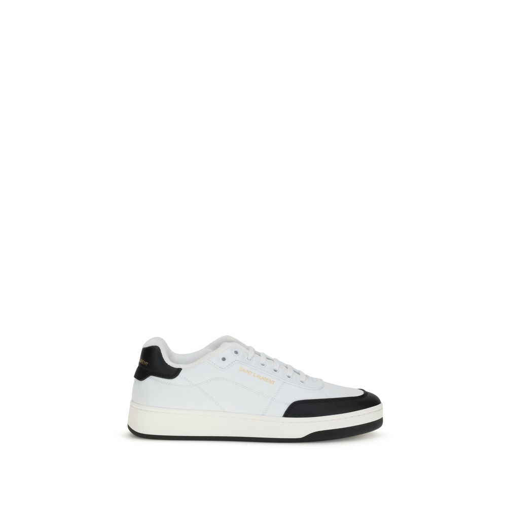White Calf Leather Bos Taurus Low Top Sneakers - ventzia