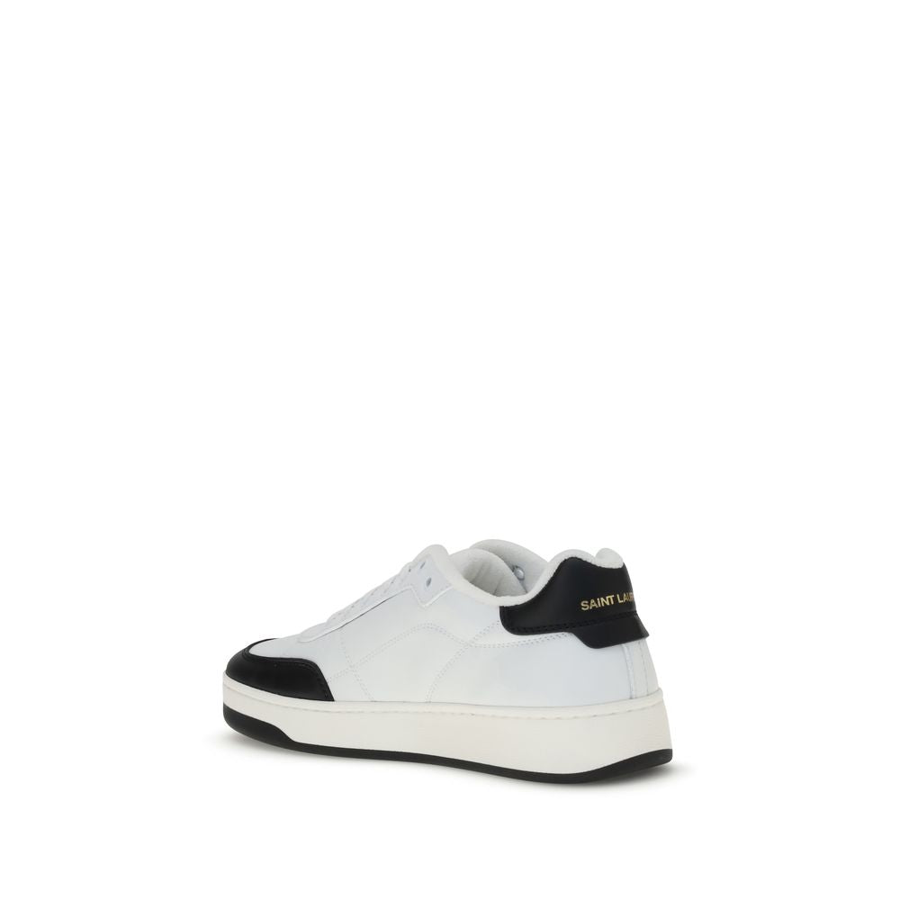 White Calf Leather Bos Taurus Low Top Sneakers - ventzia
