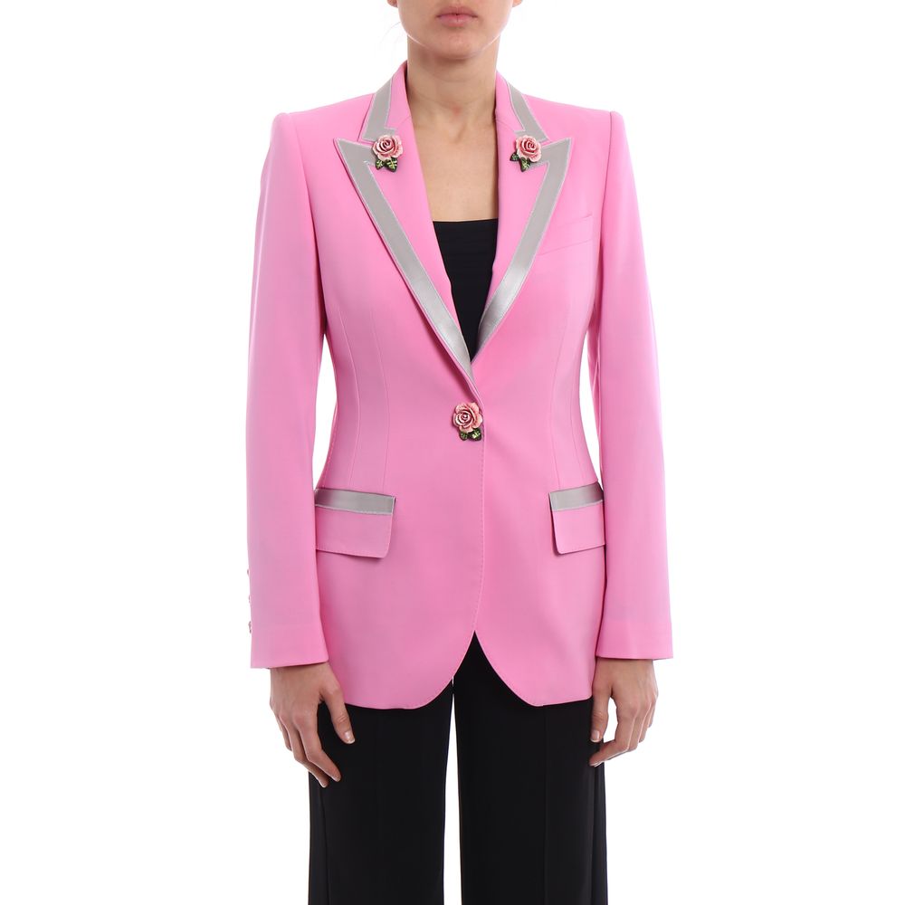 Pink Wool Jackets & Coat - ventzia