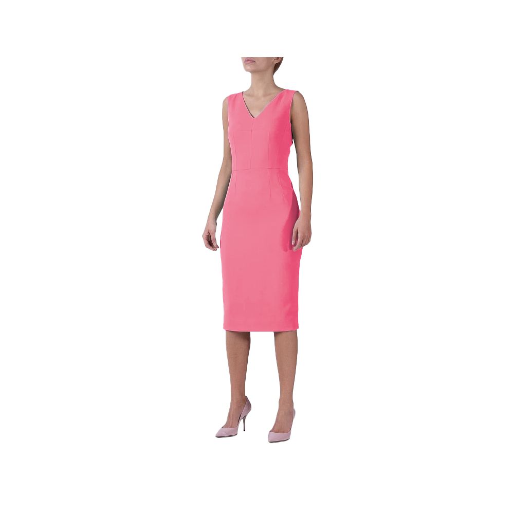 Pink Viscose Dress - ventzia