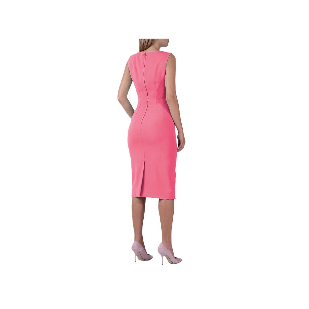 Pink Viscose Dress - ventzia