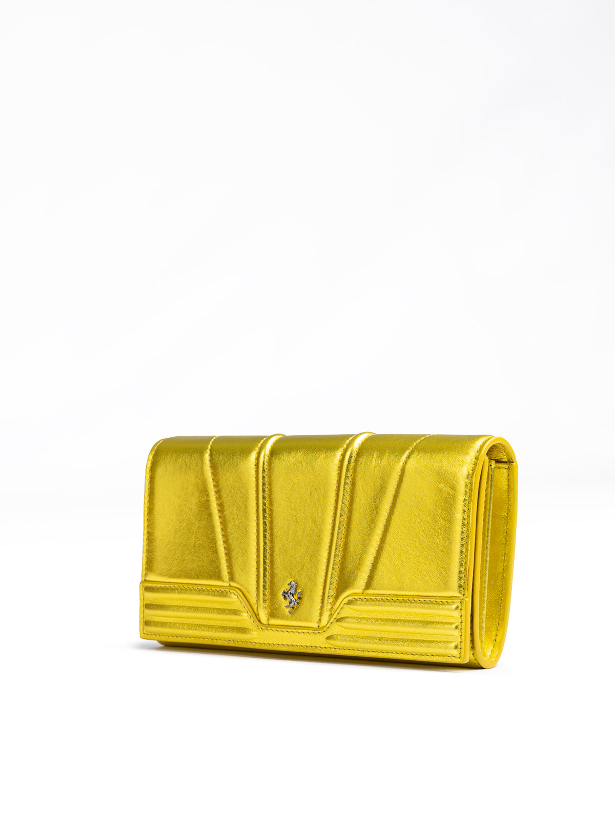 Metal Yellow GT patent leather purse - ventzia