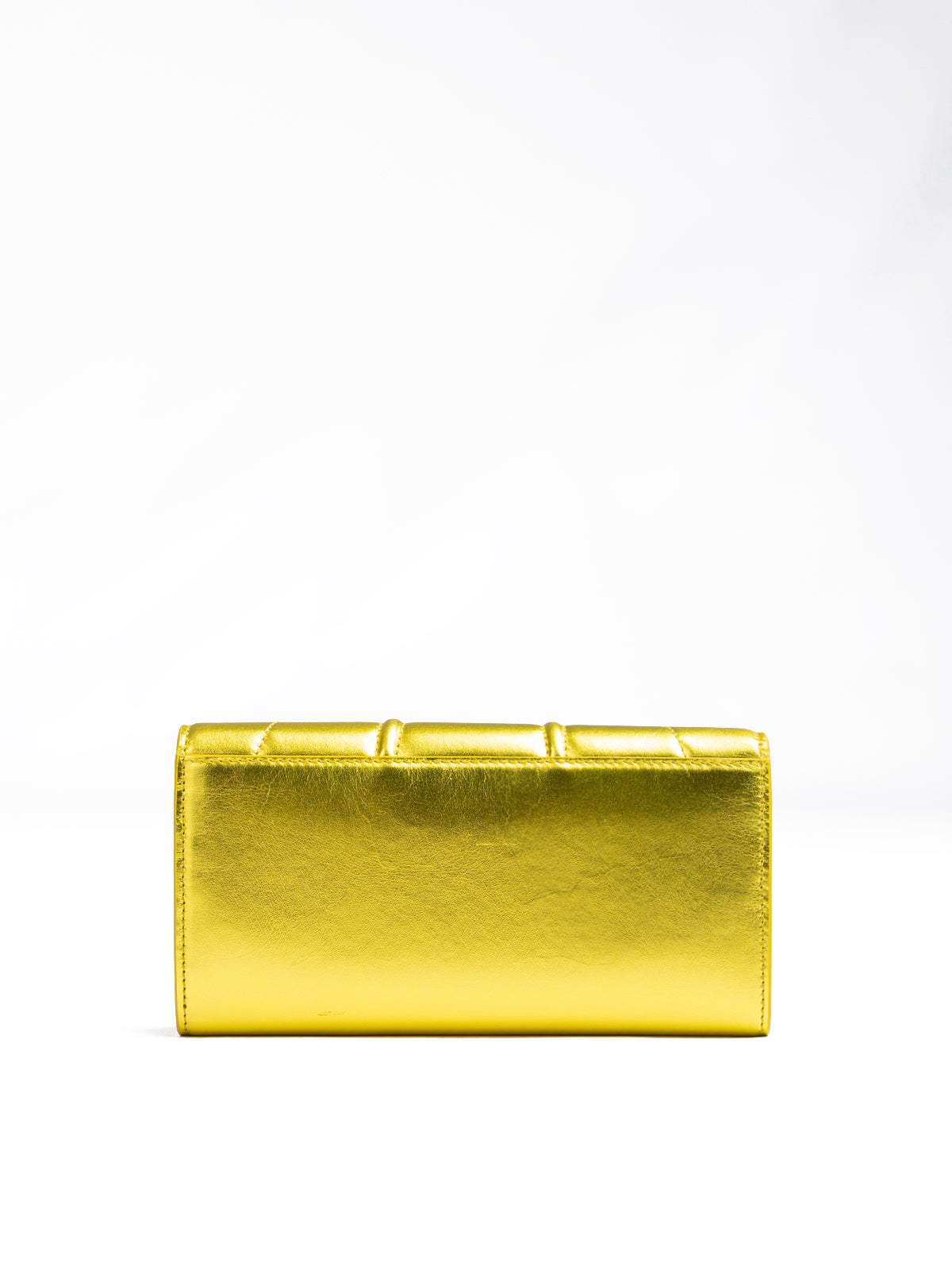 Metal Yellow GT patent leather purse - ventzia