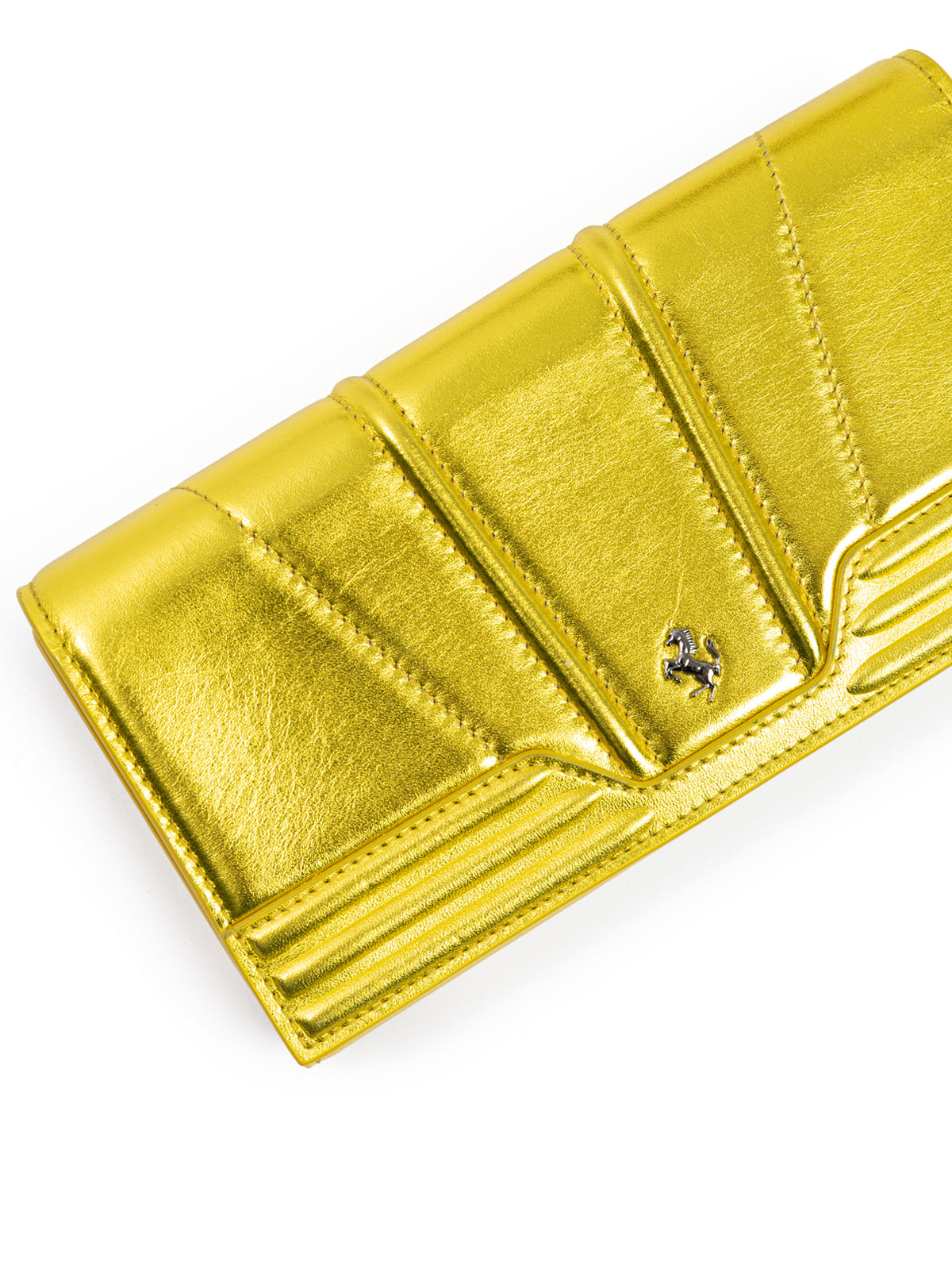 Metal Yellow GT patent leather purse - ventzia