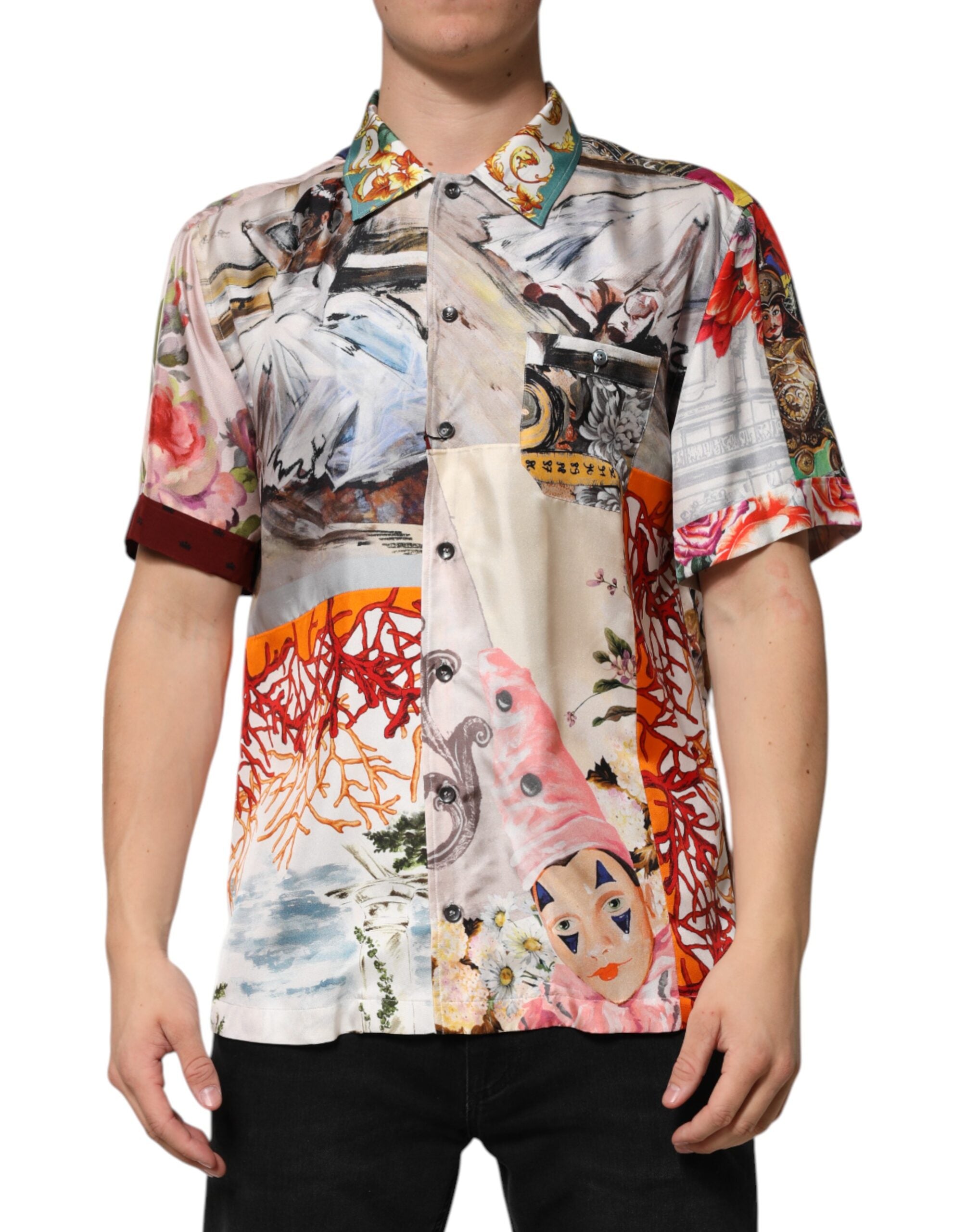 Multicolor Shell Print Hawaii Casual Shirt - ventzia