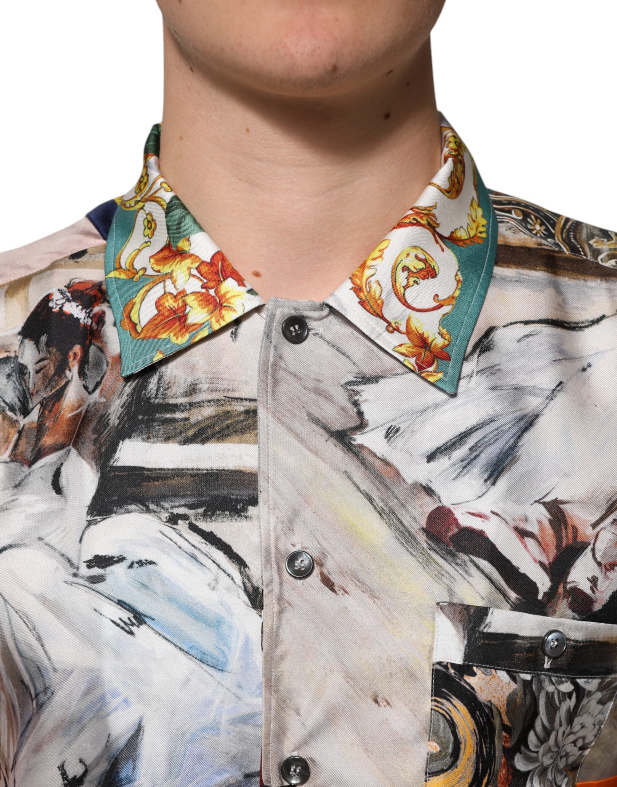 Multicolor Shell Print Hawaii Casual Shirt - ventzia