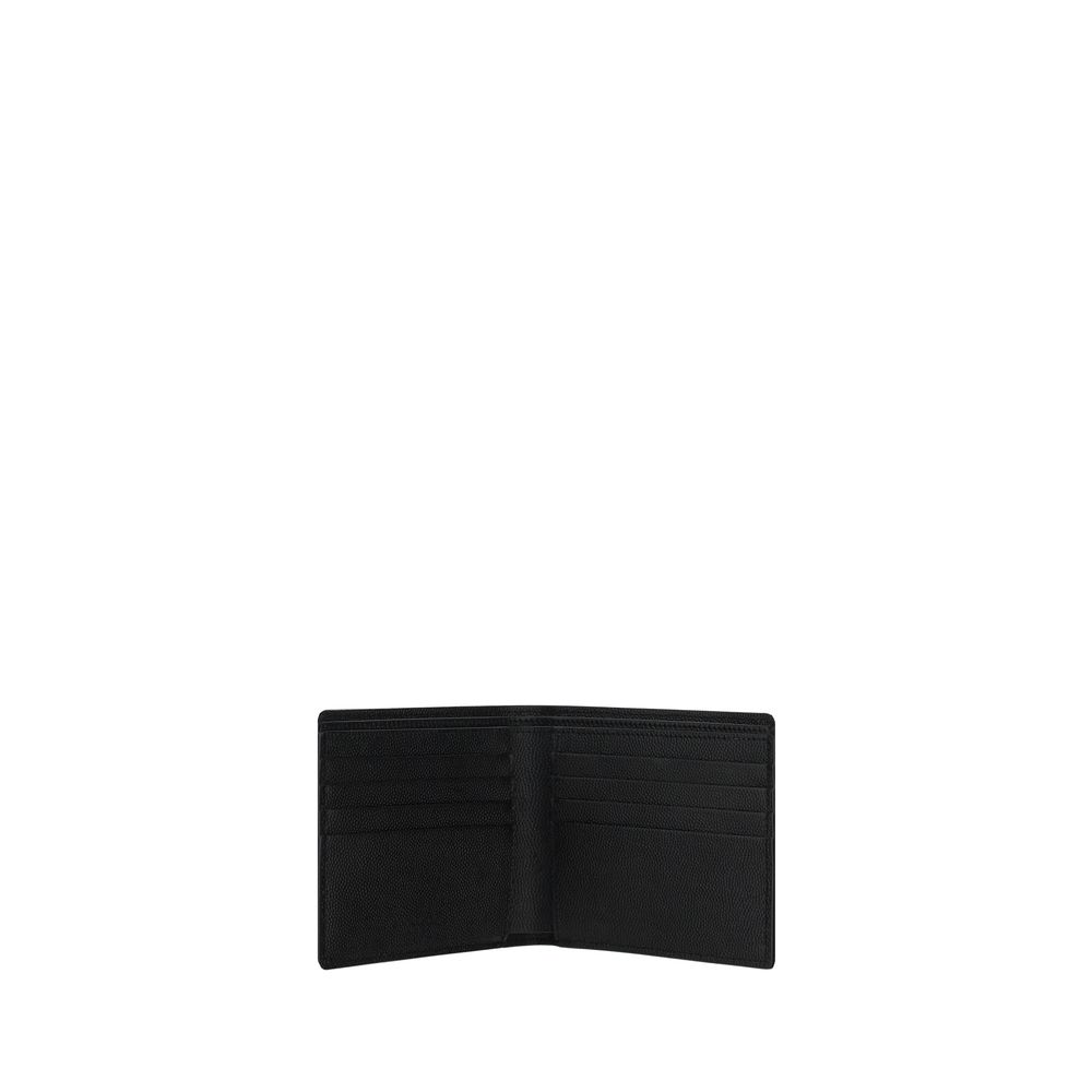 Black Calf Leather Bos Taurus Wallet - ventzia