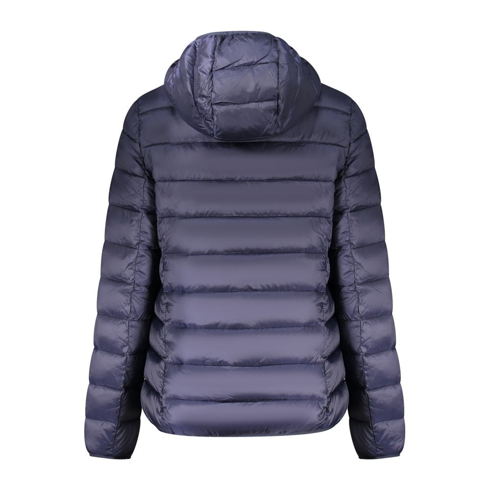 Blue Polyamide Women Jacket - ventzia