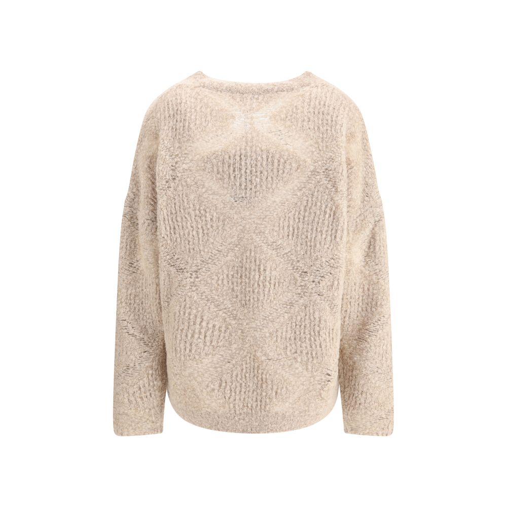 Cream Cashmere Cashmere Sweater - ventzia