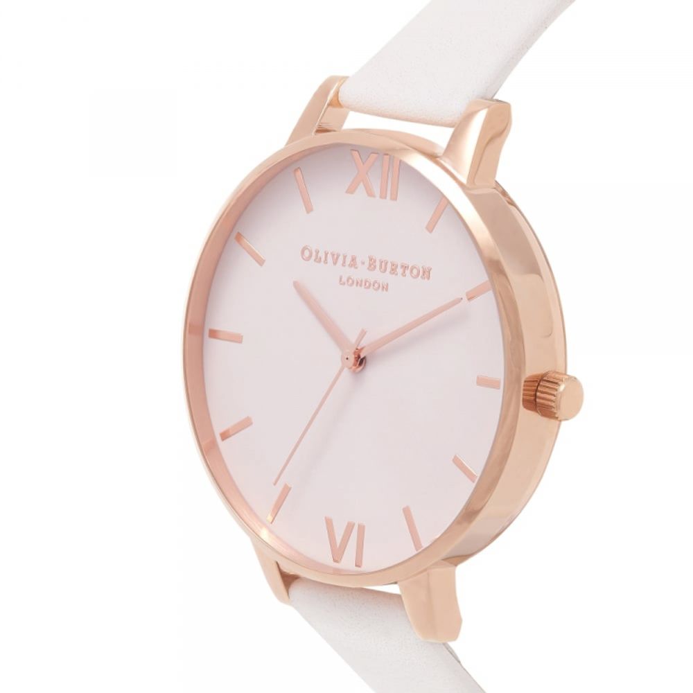 White Artificial Leather Watch - ventzia