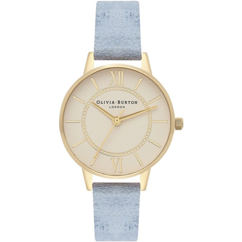 Blue Artificial Leather Watch - ventzia