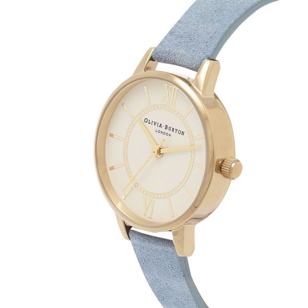 Blue Artificial Leather Watch - ventzia