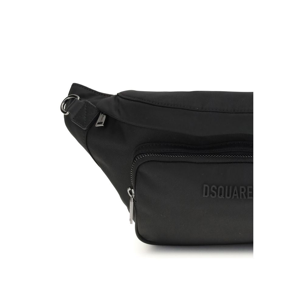 Black Polyamide Shoulder Bag - ventzia