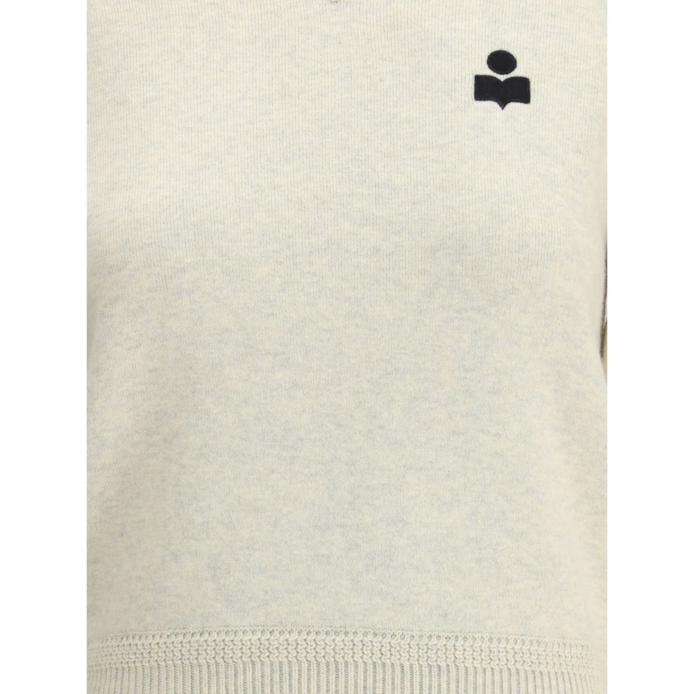 Cream Cotton Sweatshirt - ventzia