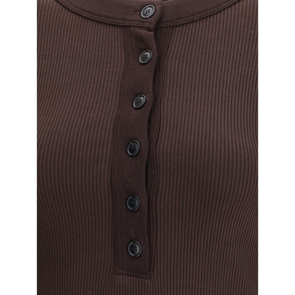 Brown Cotton Top - ventzia