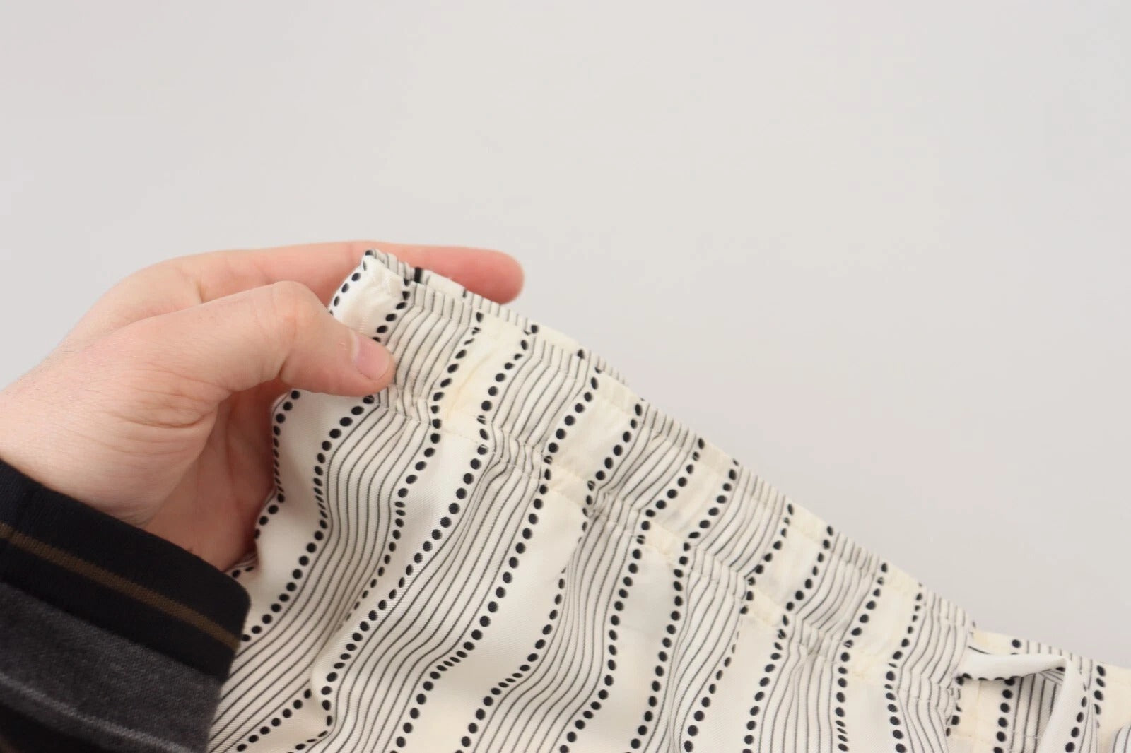 White Stripes Silk Lounge Trouser Pants - ventzia