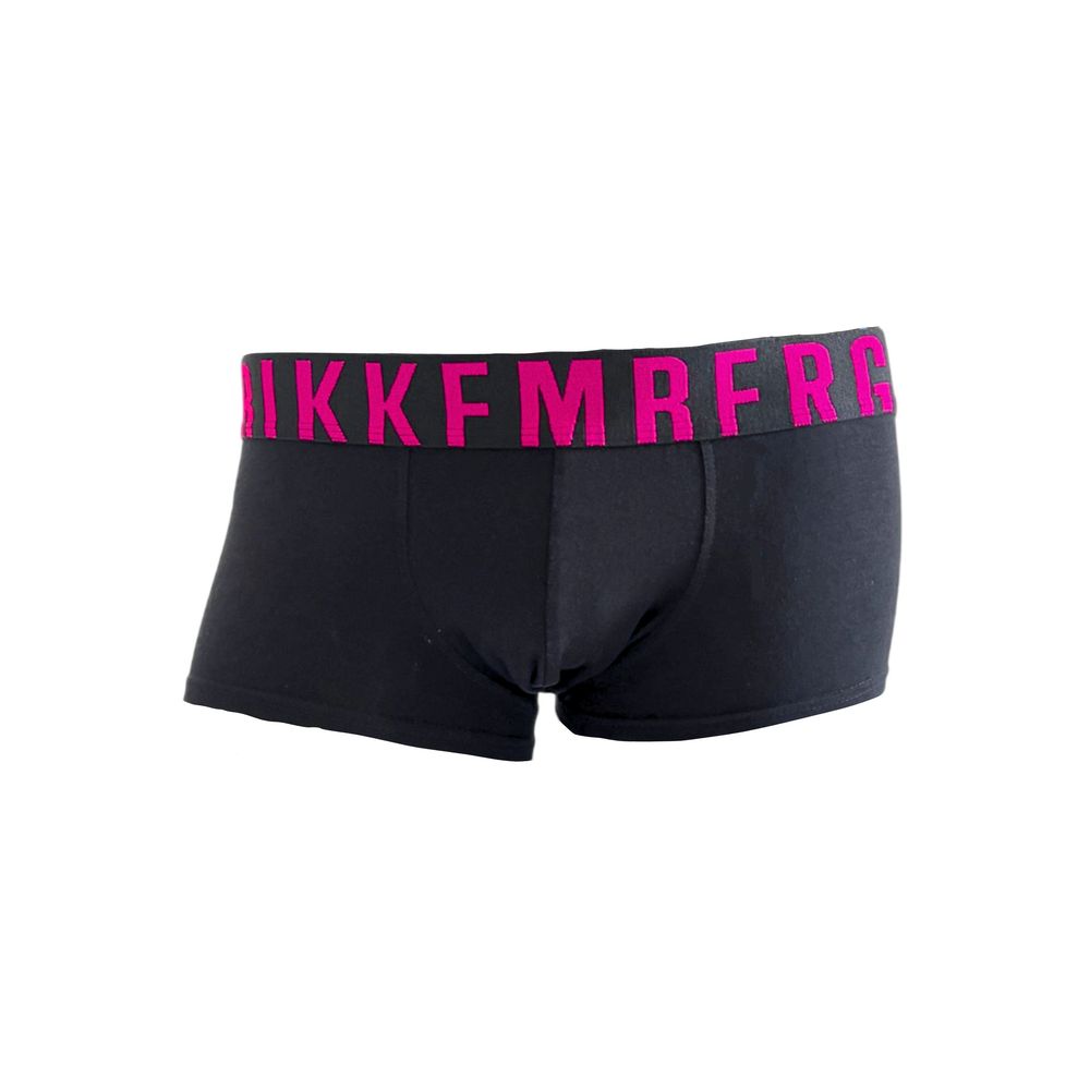 Black Cotton Men's Boxer - ventzia