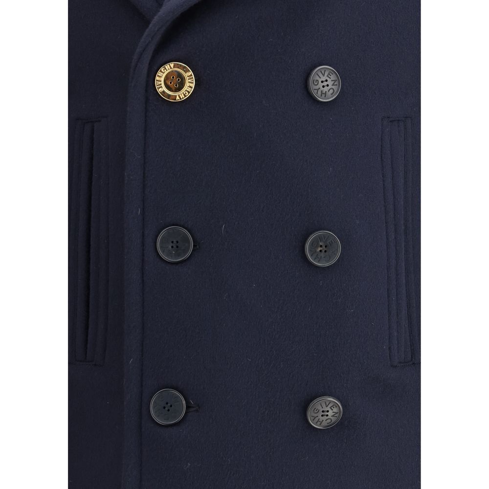 Blue Wool Coat - ventzia