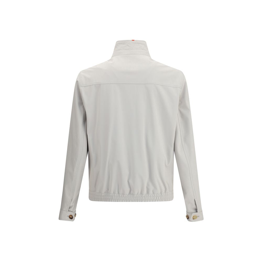 Gray Polyamide Shell Jacket - ventzia