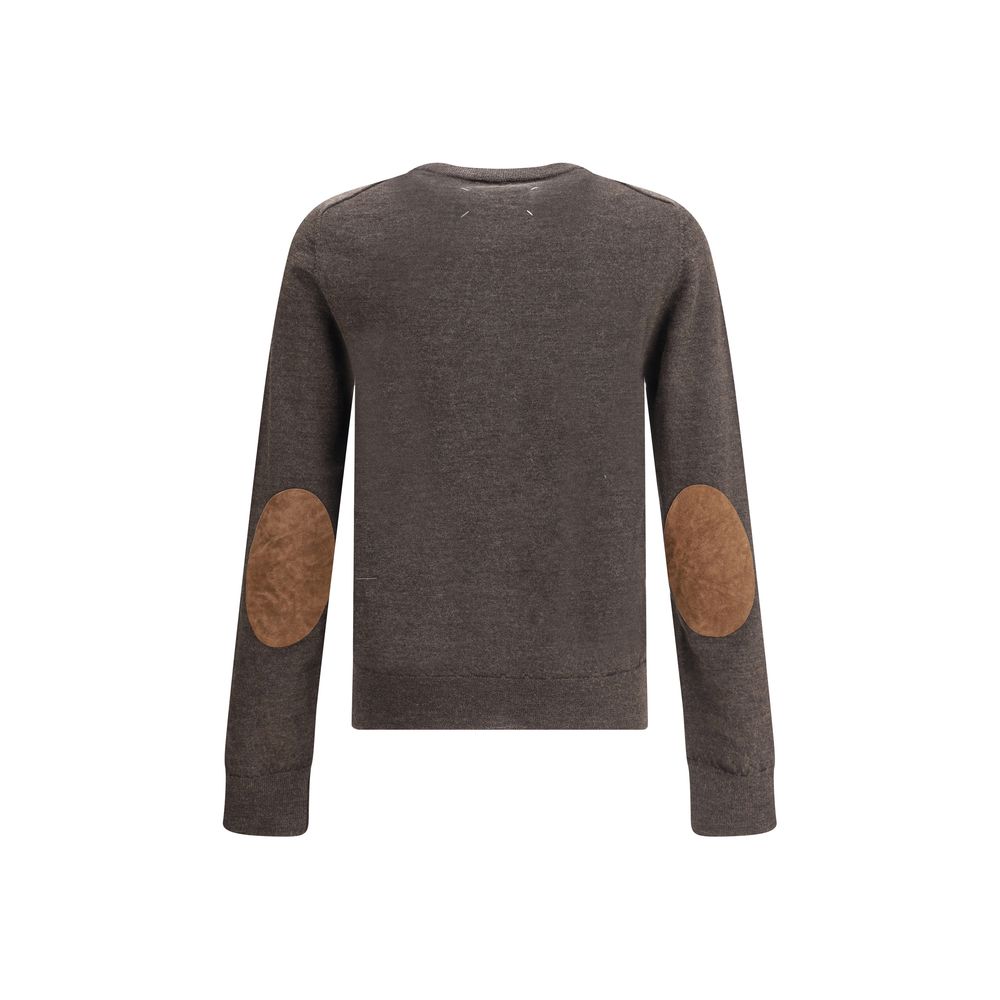 Brown Wool Sweatshirt - ventzia