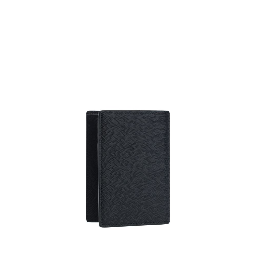 Black Calf Leather Bos Taurus Wallet - ventzia