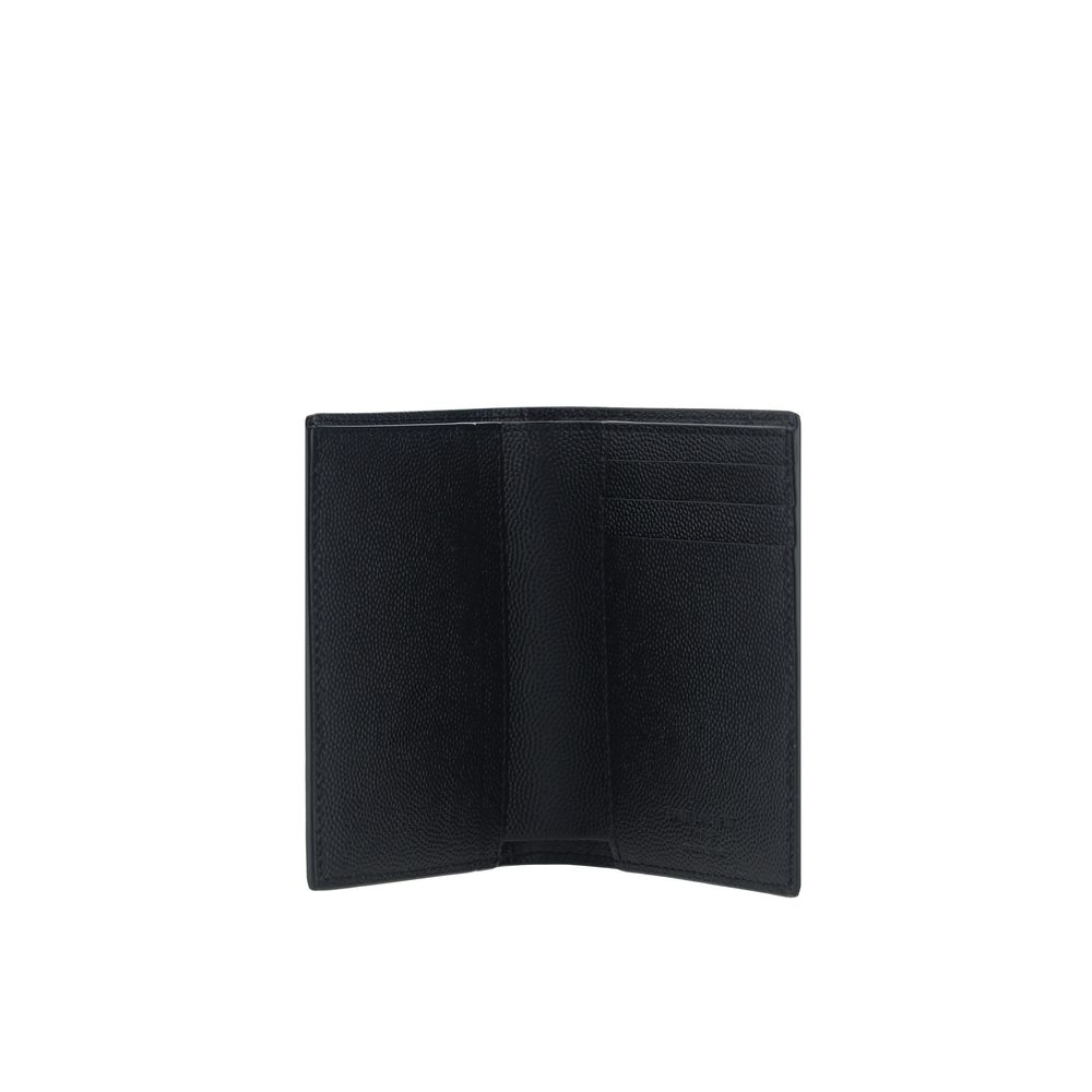 Black Calf Leather Bos Taurus Wallet - ventzia
