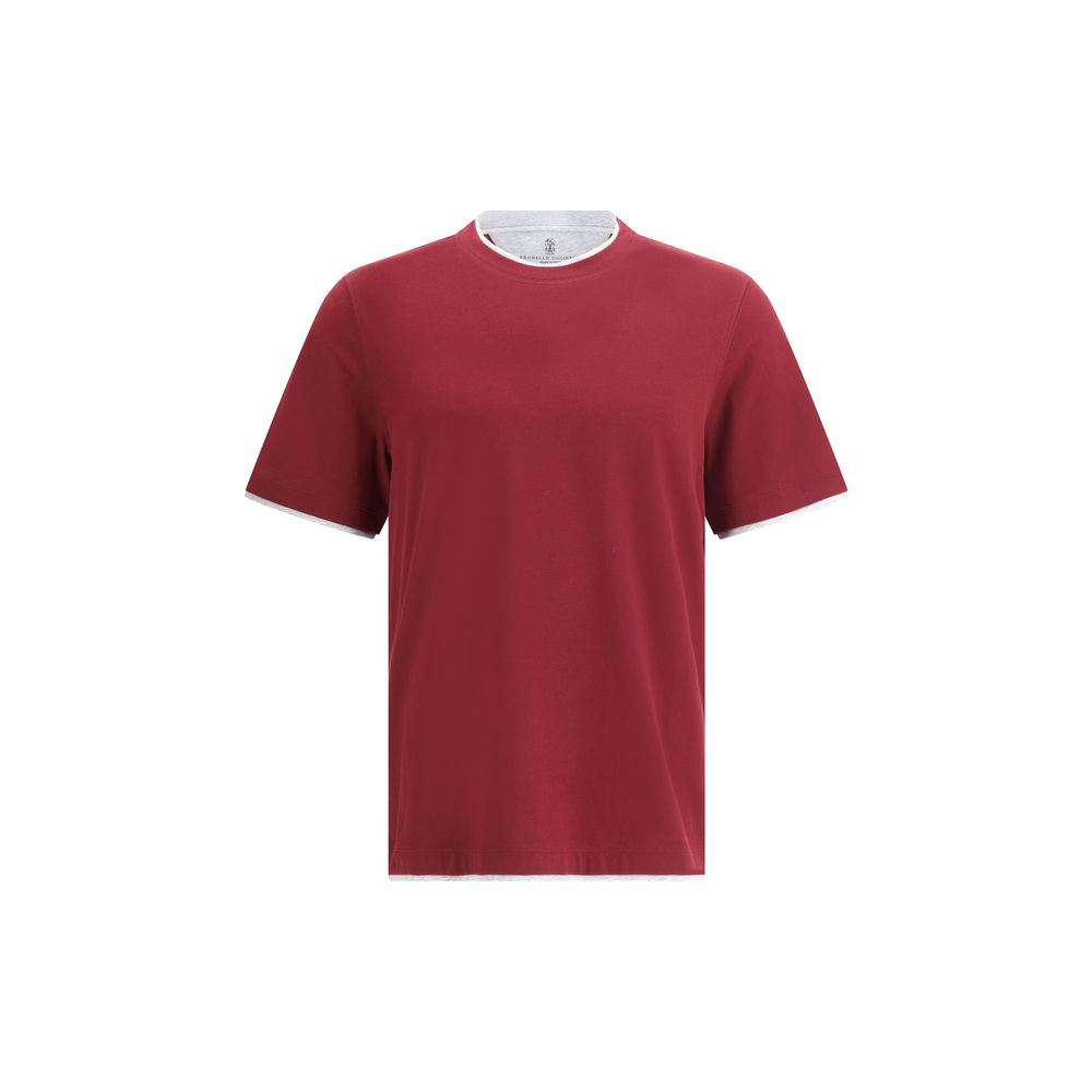Bordeaux Cotton T-Shirt - ventzia