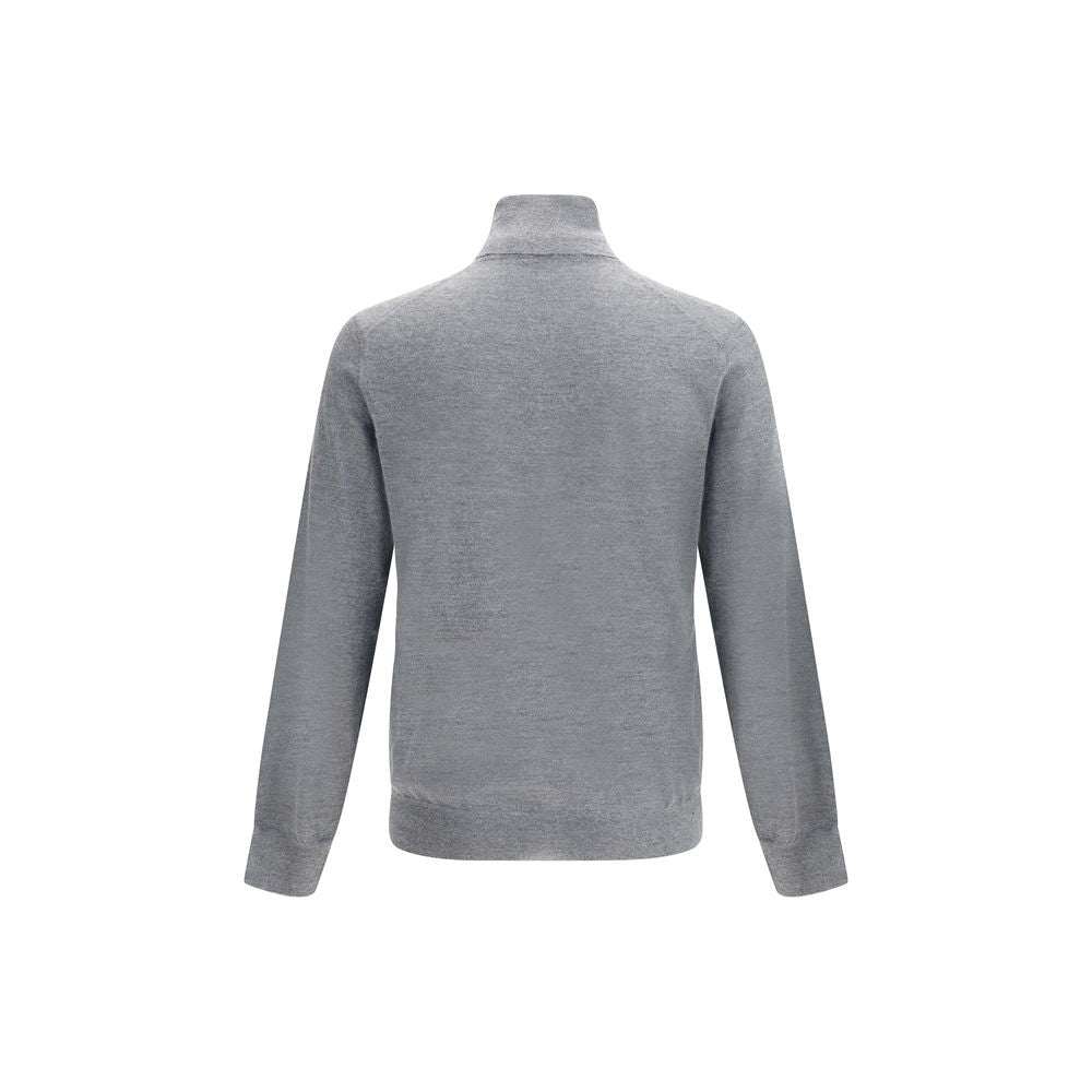 Gray Cashmere Cashmere Sweater - ventzia