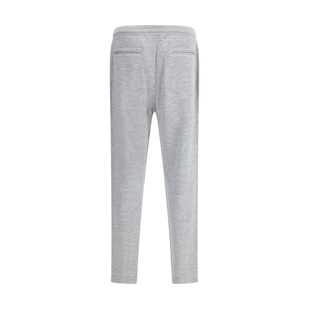 Gray Cashmere Casual Pants - ventzia
