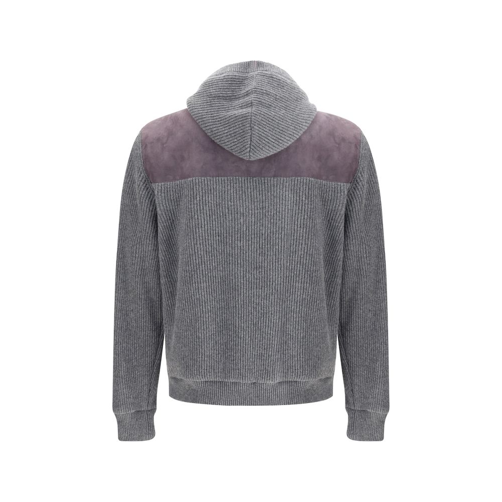 Gray Wool Jackets And Coat - ventzia