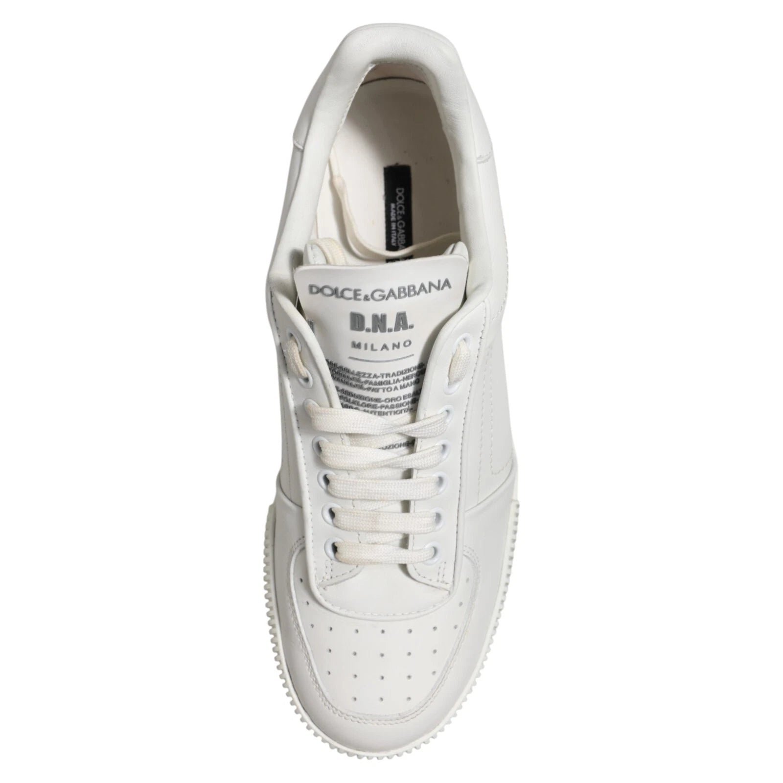 White Miami Leather Low Top Men Sneakers Shoes - ventzia