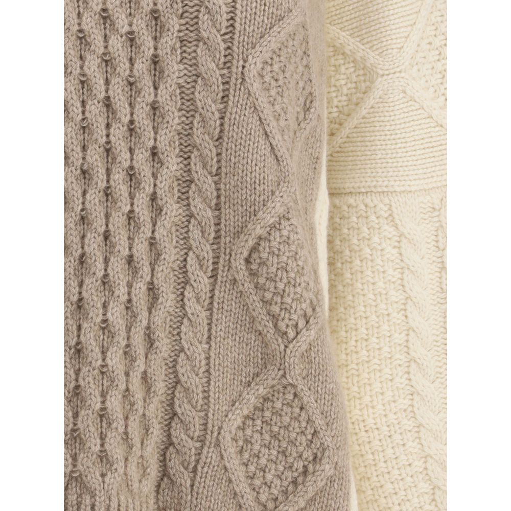 Cream Cashmere Cashmere Sweater - ventzia