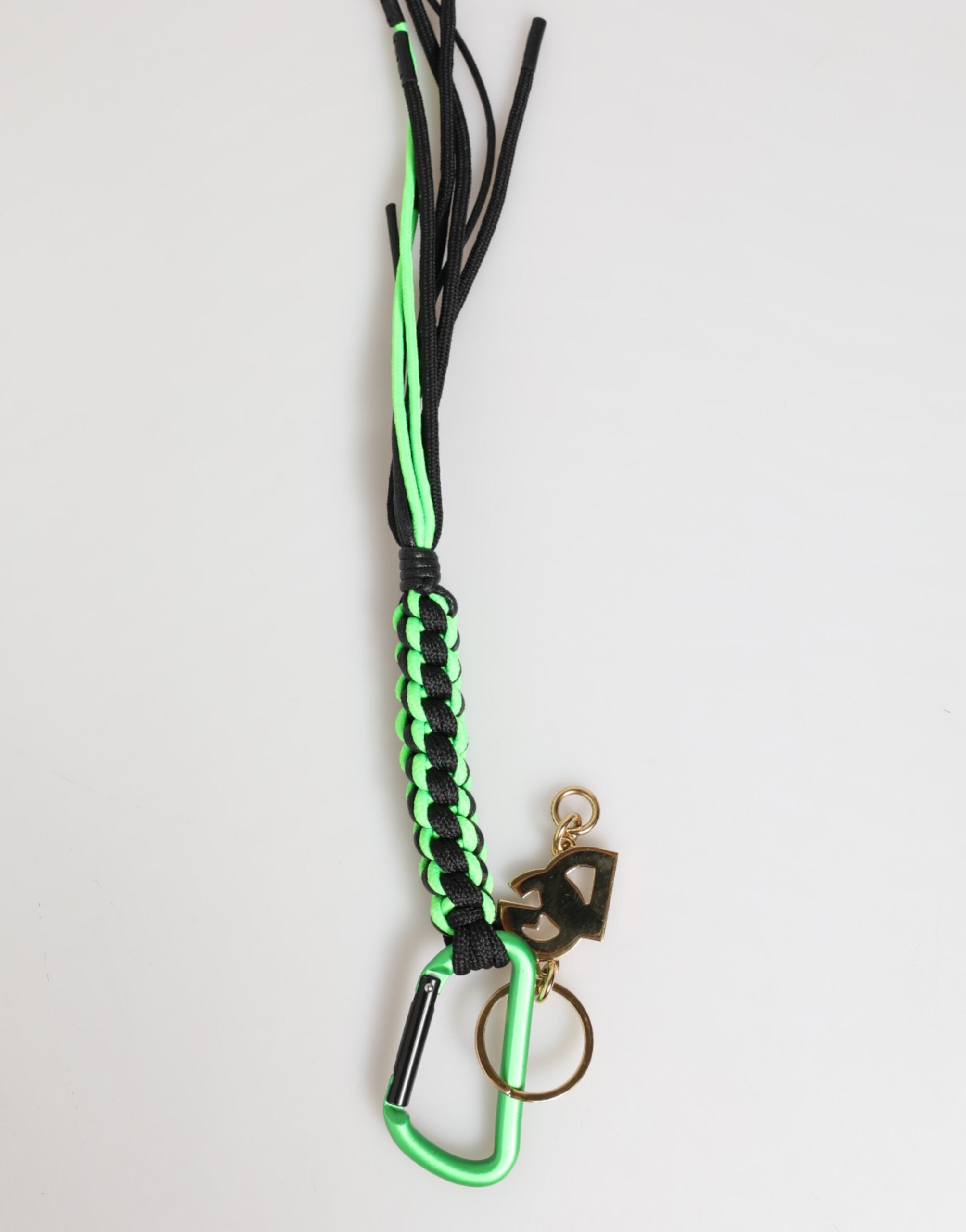 Multicolor Polyester Tape String DG Logo Keychain Keyring - ventzia