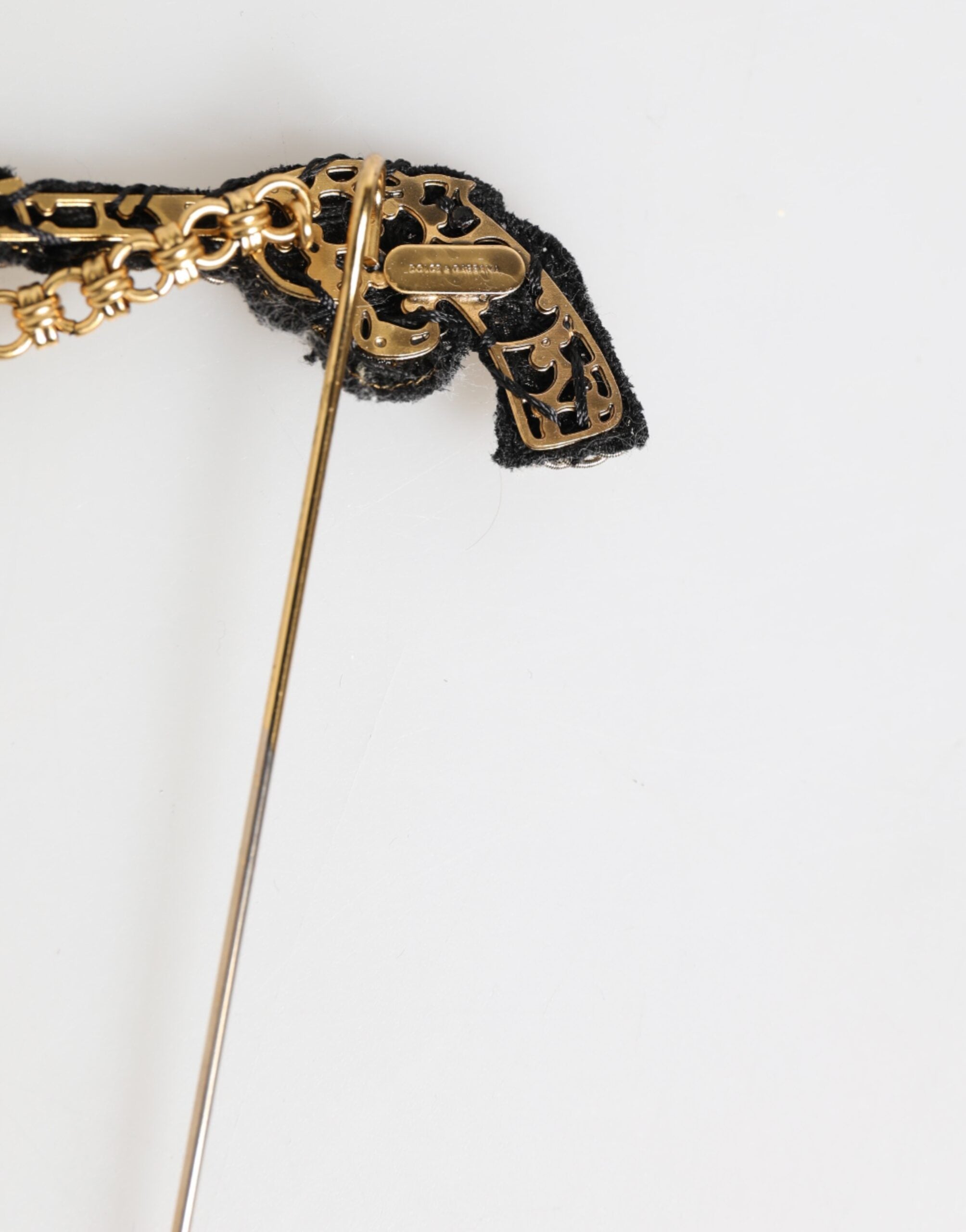 Lapel Pin Brass Copper Revolver Men Accessories Brooch - ventzia