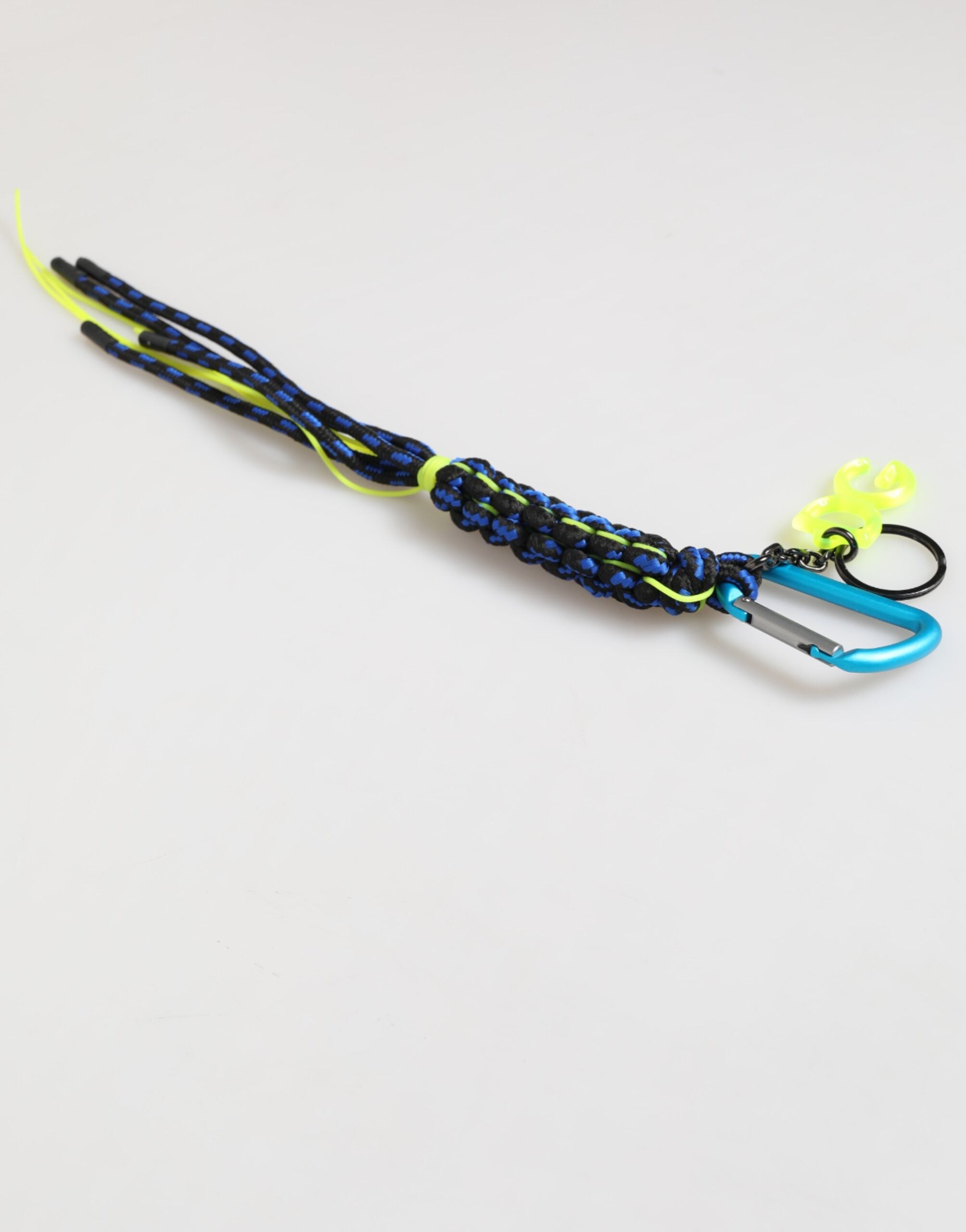 Multicolor Polyester Tape String DG Logo Keychain Keyring - ventzia