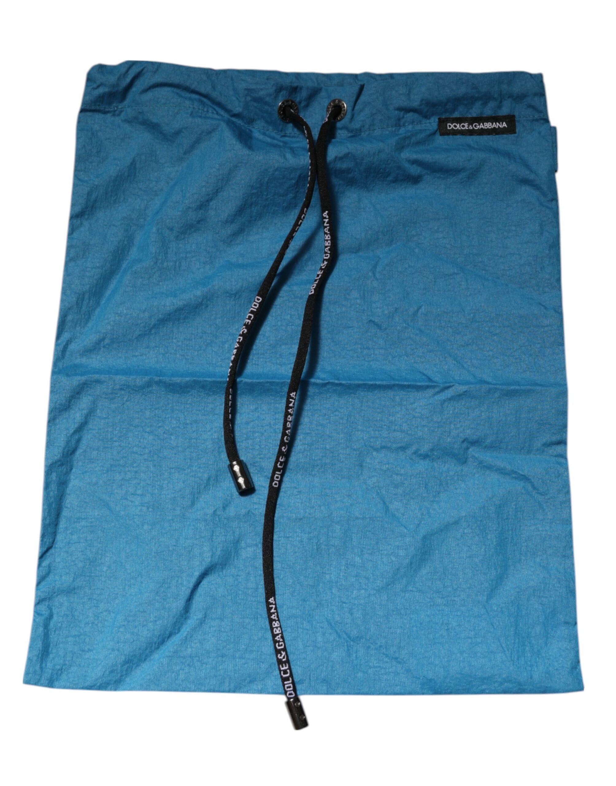 Blue Logo Waistband Beachwear Shorts Swimwear - ventzia