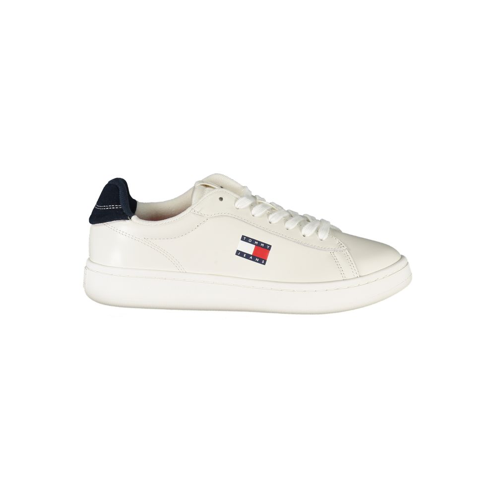 Bianco Polyurethane Women Sneaker - ventzia