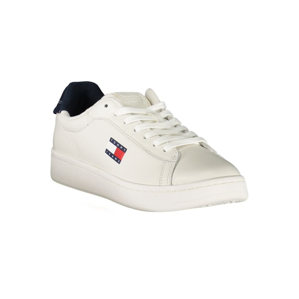 Bianco Polyurethane Women Sneaker - ventzia