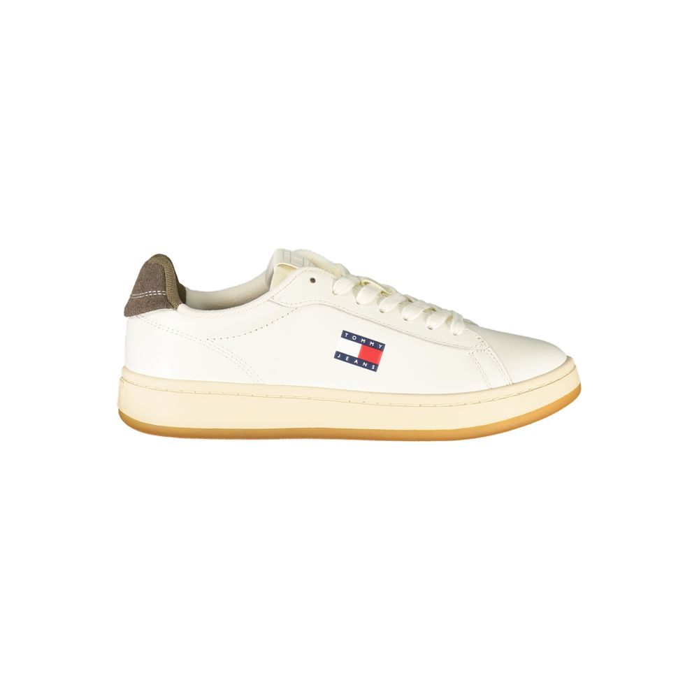 Bianco Polyurethane Women Sneaker - ventzia