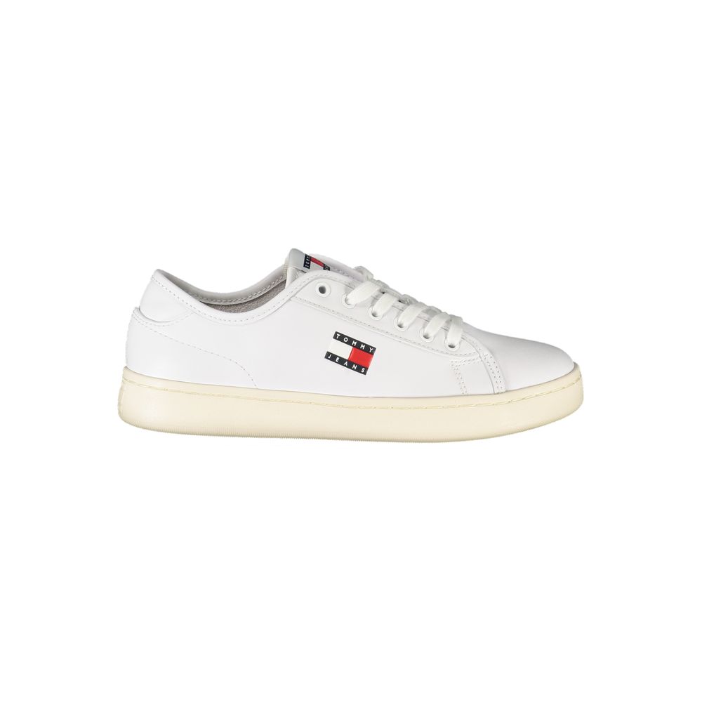 Bianco Polyurethane Women Sneaker - ventzia
