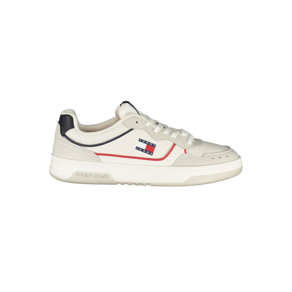 Bianco Poliuretano Uomo Sneaker - ventzia