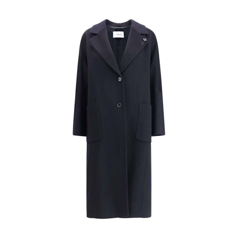 Black Cashmere Coat - ventzia