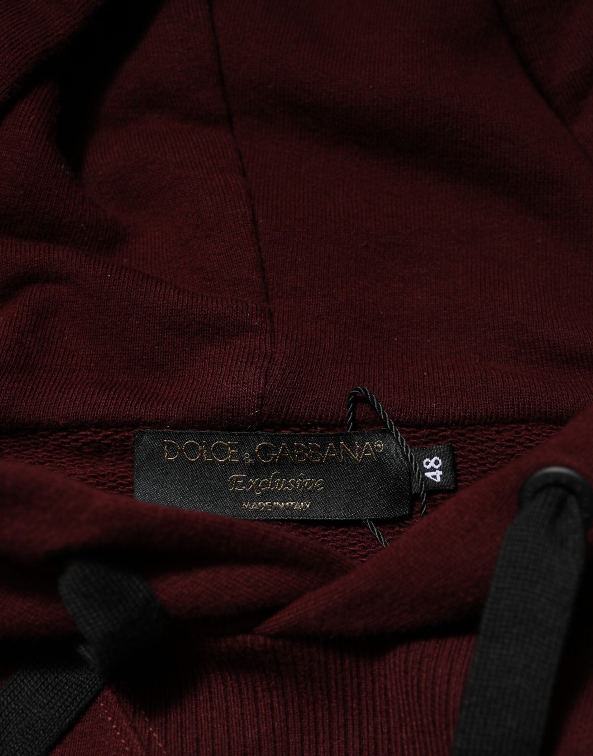 Burgundy Cotton Plaid Lined Men Hoodie Sweater - ventzia