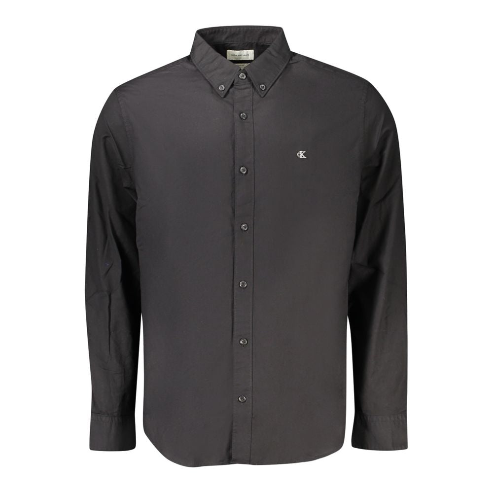 Black Cotton Shirt - ventzia