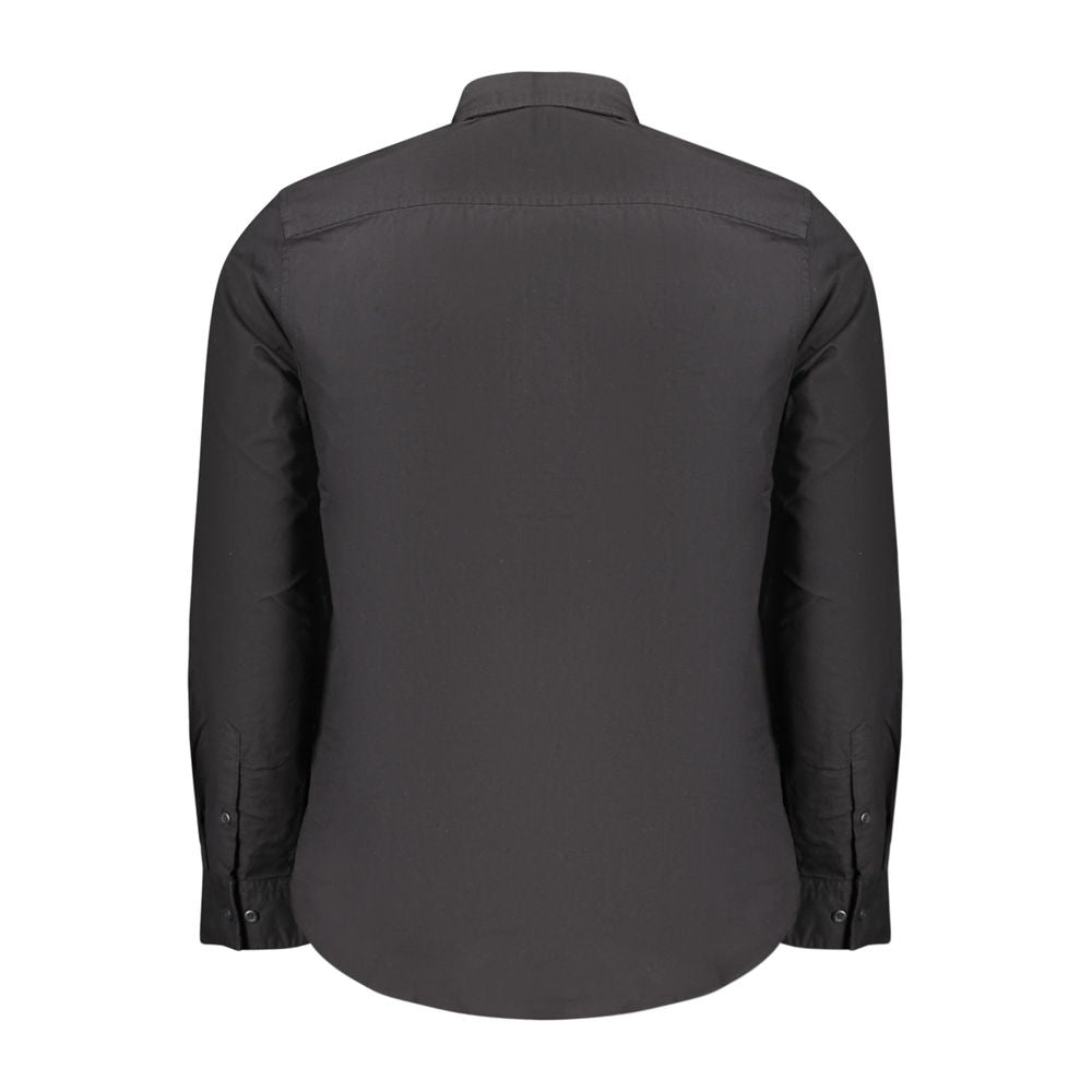 Black Cotton Shirt - ventzia