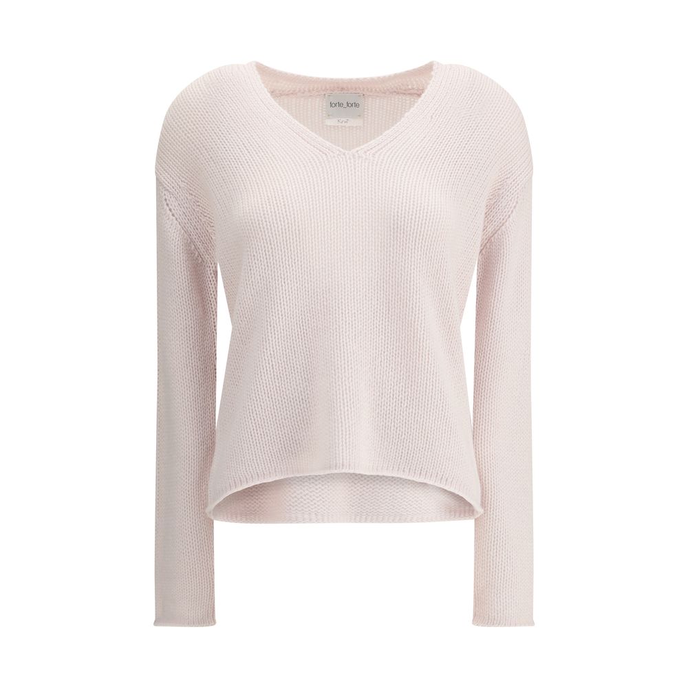 Cashmere and wool V-neck Sweater - ventzia