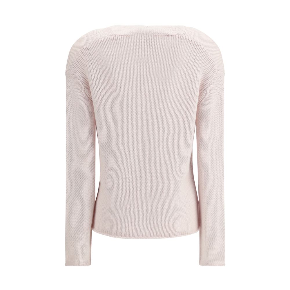 Cashmere and wool V-neck Sweater - ventzia