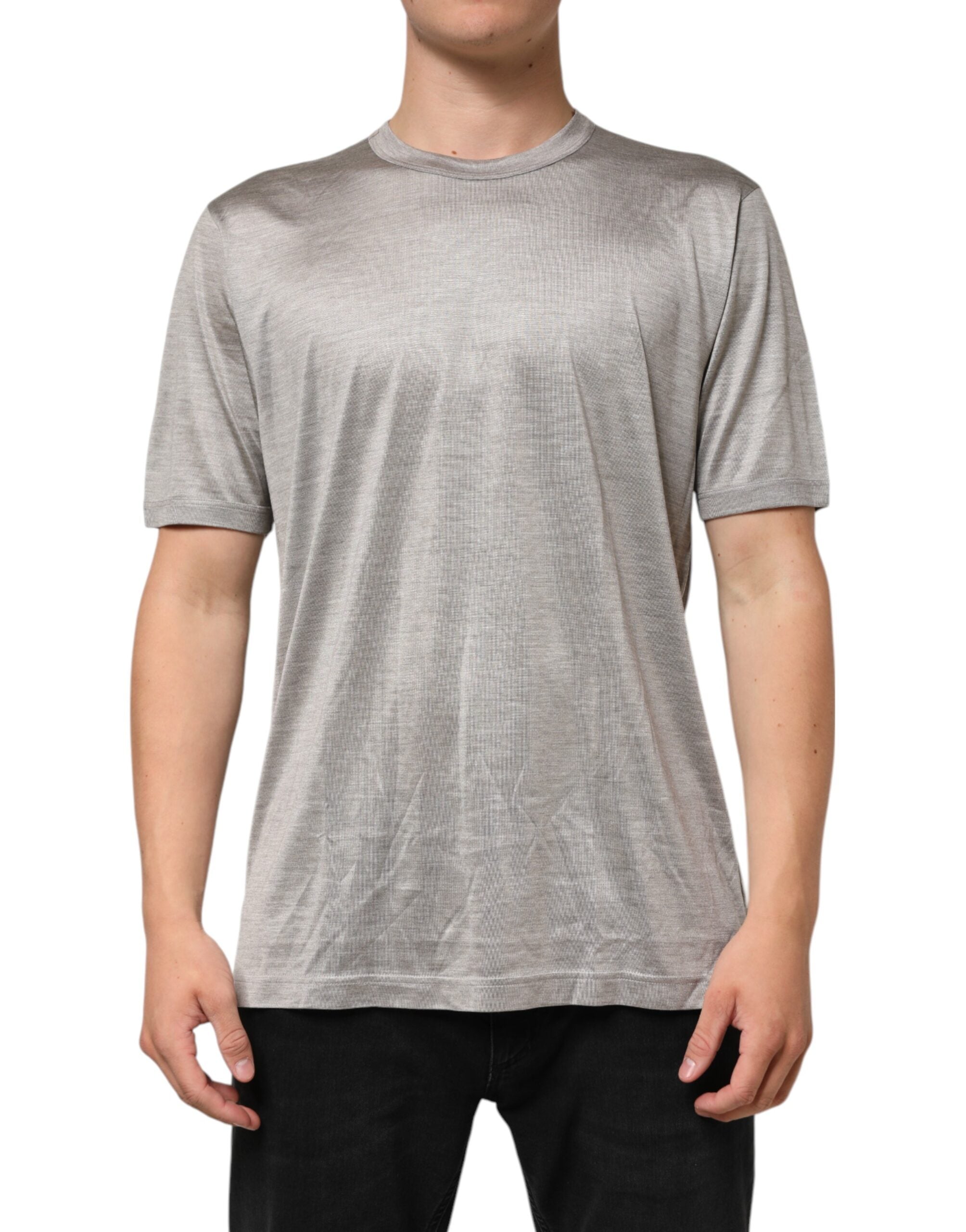 Beige Hazelnut Cotton Shortsleeve Shirt T-shirt - ventzia